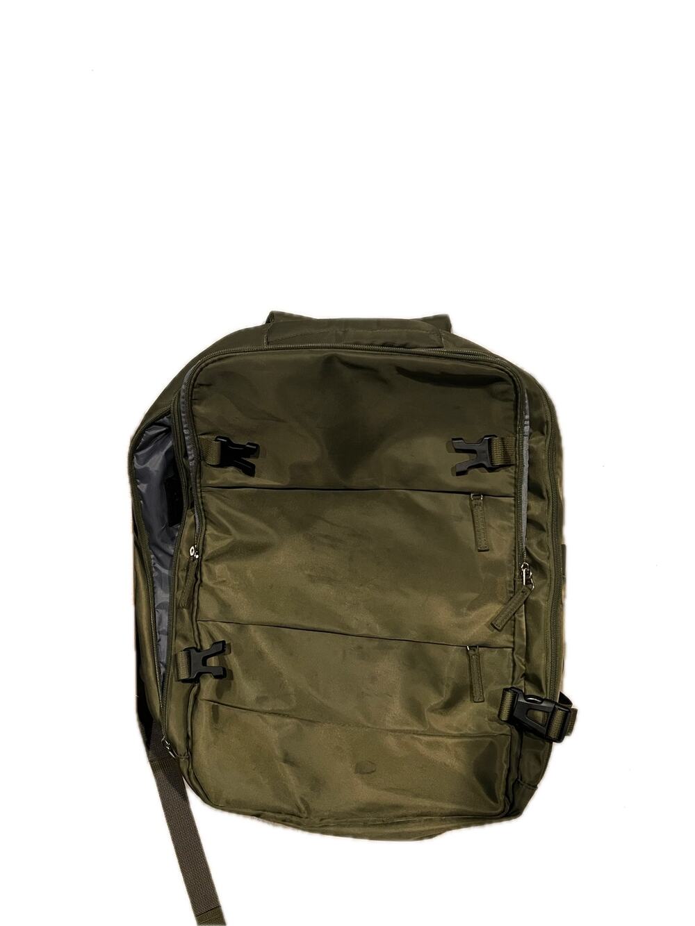 Jiaxing Jinboer Clamshell Green Travel Backpack